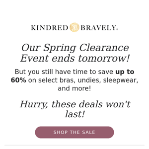 Don't miss your chance to SPRING into savings!