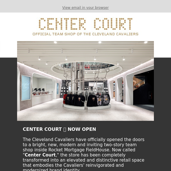 FIRST LOOK: Center Court team shop now open