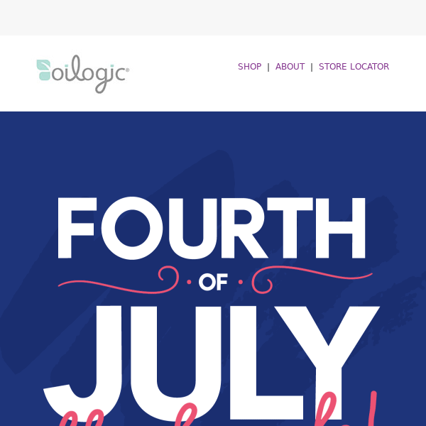 , it’s Oilogic’s Fourth of July Sale! 🇺🇸