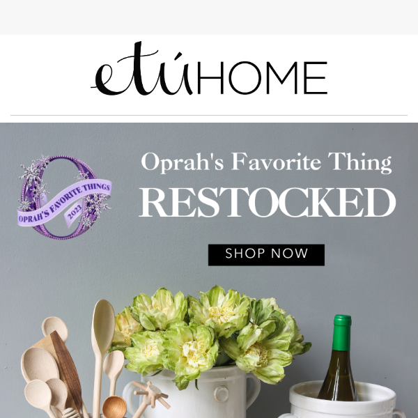 Oprah's Restocking Alert❗️