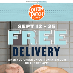 Did someone say FREE DELIVERY?