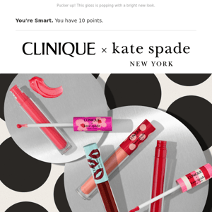 NEW Clinique x Kate Spade New York Lip Gloss is here!