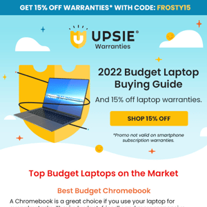 Best budget laptops for 2022