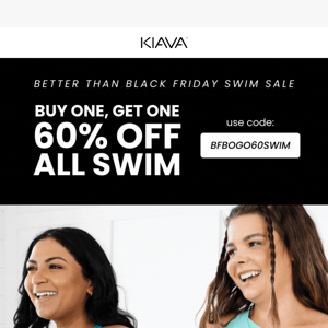 👙 BOGO 60% OFF All Swimwear at Kiava - Don't Miss Out!