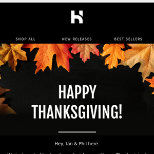Happy Thanksgiving 🍁