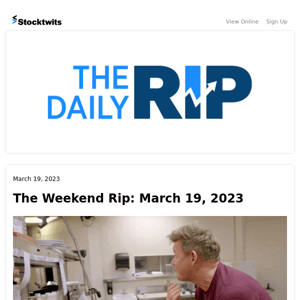 The Weekend Rip: March 19, 2023