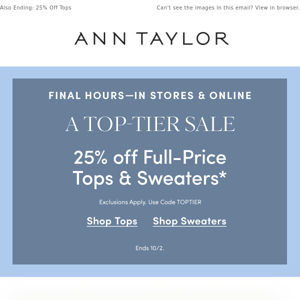 Ends Tonight: 25% Off The Chicest Sweaters