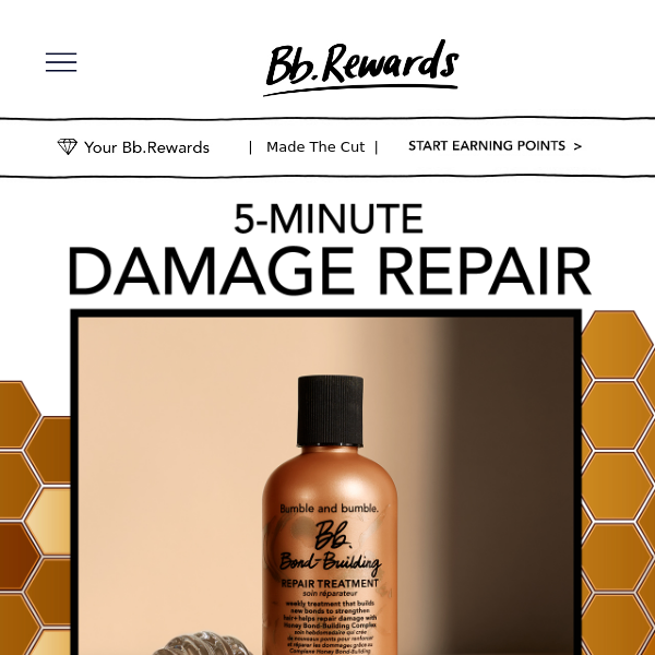 An easy hair treatment for serious damage repair.