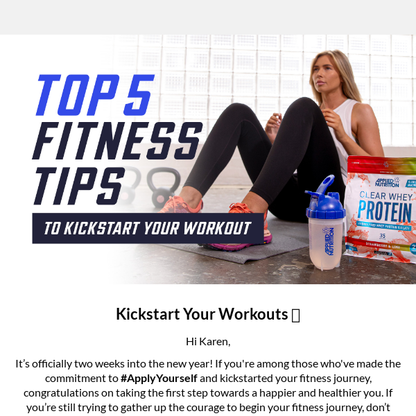 5 Fitness Tips to Kickstart Your Workout