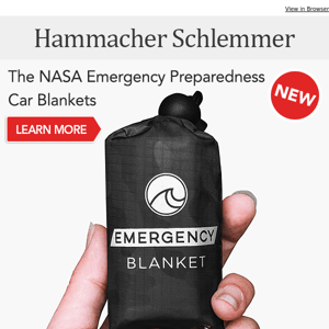 The NASA Emergency Preparedness Car Blankets