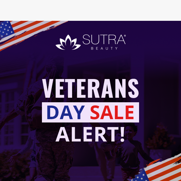 Veterans Day Sale Alert!