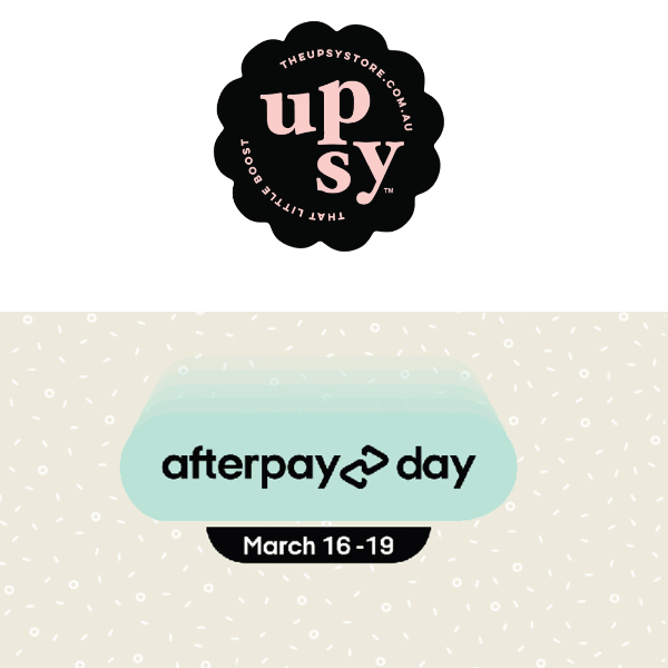 Pssst 🔈 ... AfterPay Day starts tomorrow...