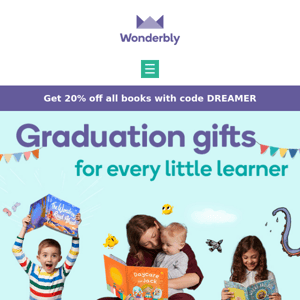 Discover A-grade graduation gifts 🎓
