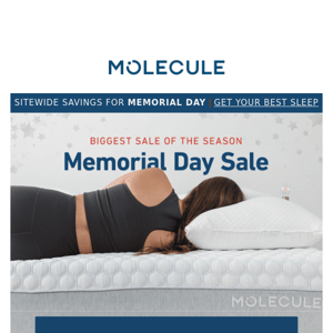 Celebrate Memorial Day with Up to $690 Off a New Mattress