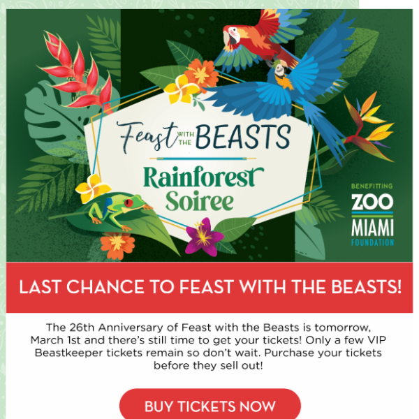 Don't miss your last chance to Feast!
