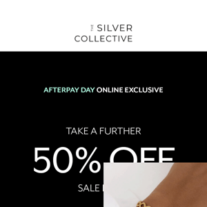 Further 50% OFF SALE