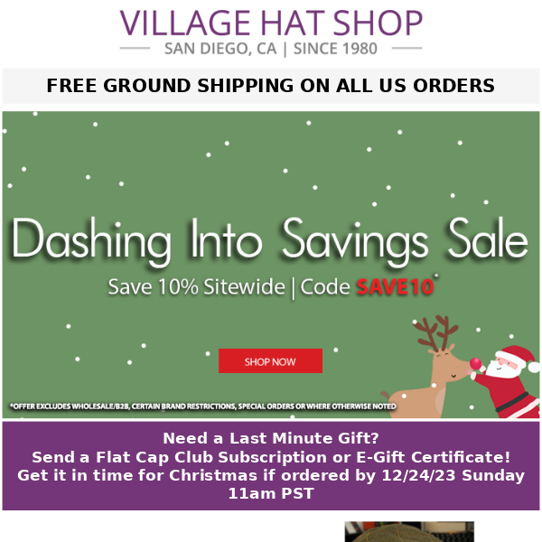 10% Off Sitewide | Dashing into Savings Sale | Send a E-Gift Certificate or Subscription