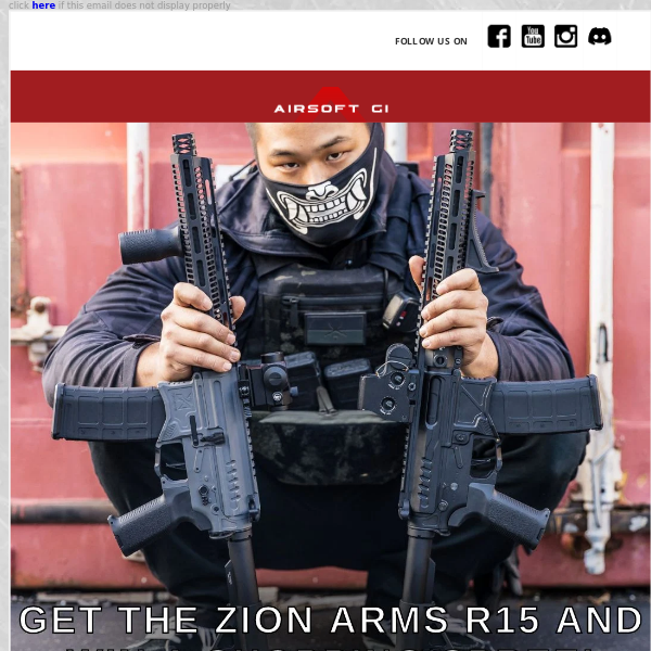 GET THE ZION ARMS R15 AND WIN A SHOPPING SPREE!