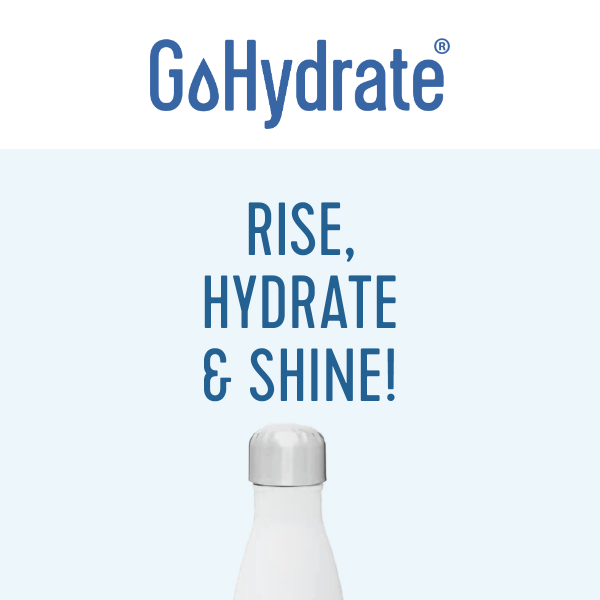 Jump Start Your Morning with Proper Hydration!