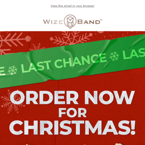 Last Chance!  🚨 Order Now For Christmas! 🎁