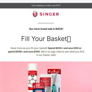 Easter Sale: FIll Your Basket🐣