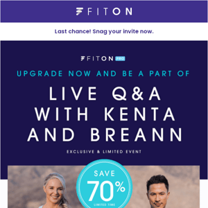 ✋ Last chance! Meet Kenta and Breann