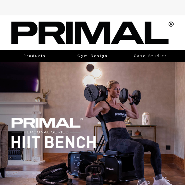 New In: Meet The Personal Series Hiit Bench Package