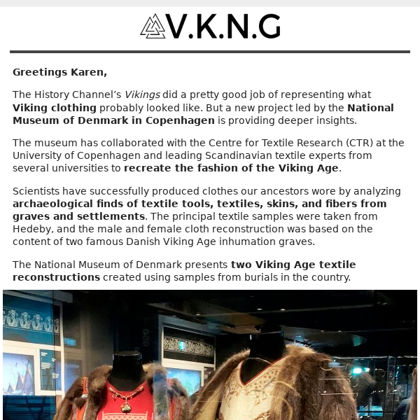 Viking Fashion 🧥 Exhibition