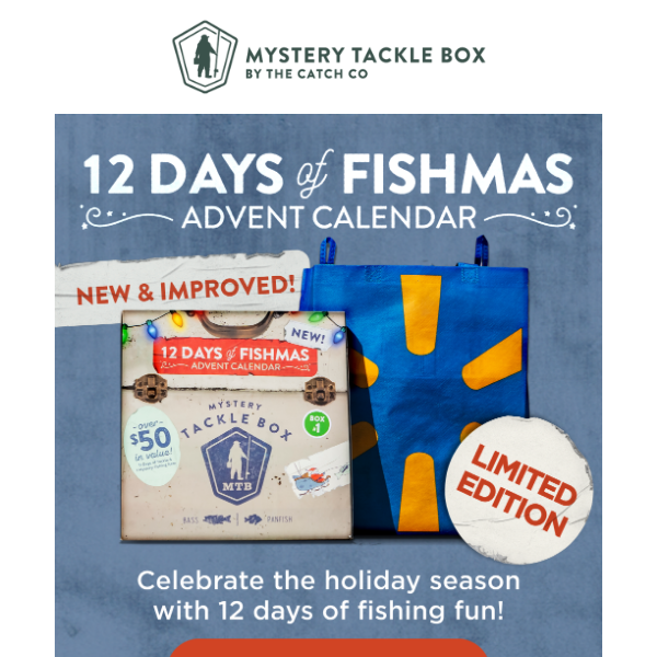 The ALL NEW Fishmas Advent Calendars - Mystery Tackle Box