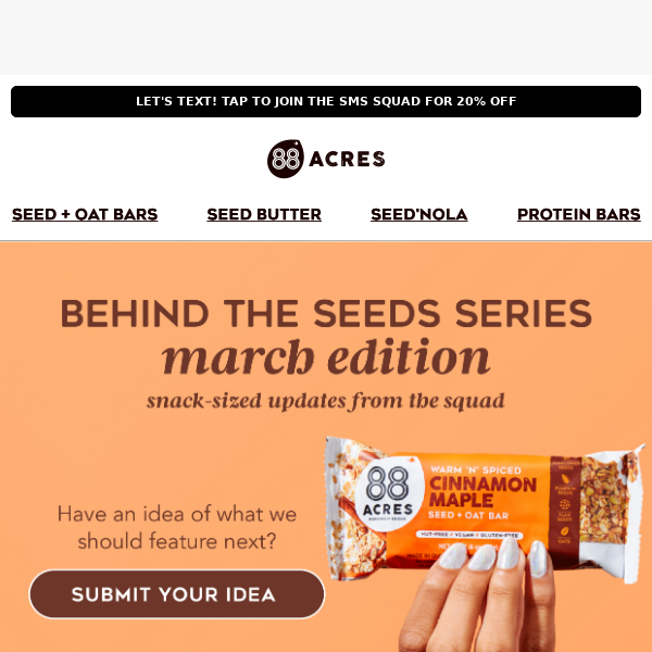 🌱Behind the Seeds: March Edition🌱