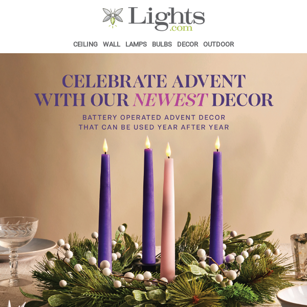 💜 NEW: Advent Calendars & Decor 🩷 | Lights.com