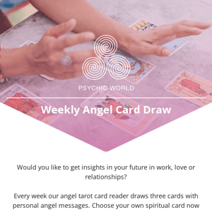 Free Weekly Angel Card Draw