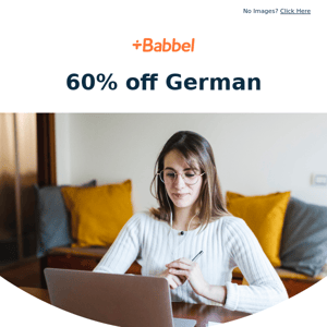 Ending soon: the German course you've had your eye on is now 60% off!