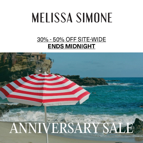 ENDS MIDNIGHT: 50% OFF YOUR FAVS