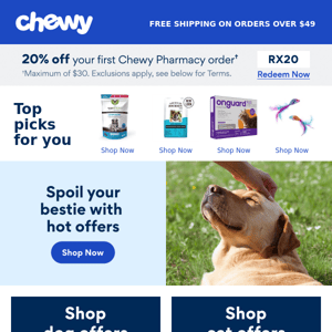 Spoil your pet with these savings