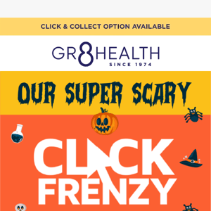❗Our Super Scary Click Frenzy event is ending! 👻