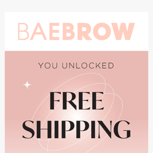 FREE SHIPPING Unlocked! 💌📦