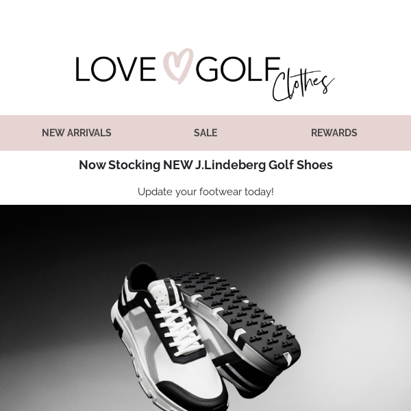 Now Stocking NEW J.Lindeberg Golf Shoes