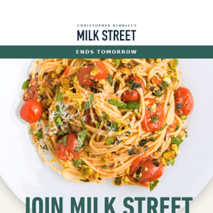 Extended - You're Invited to Try Milk Street For Just $1.