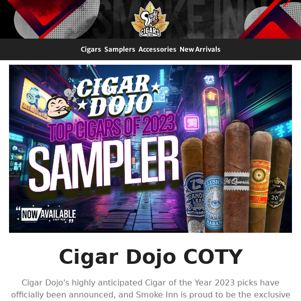 Score Cigar Dojo's #1 Cigar of the Year