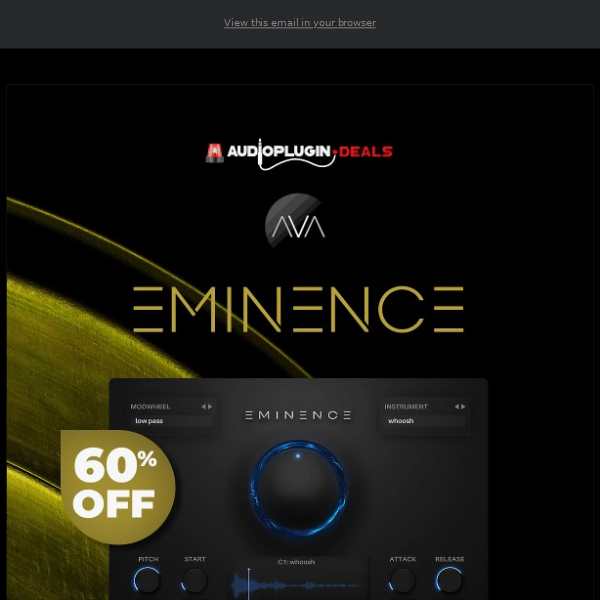 🕝 FINAL CALL: 60% OFF EMINENCE by AVA Music Group - only $39.99!