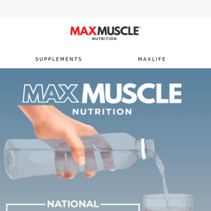 Say goodbye to dehydration - tips from Max Muscle!