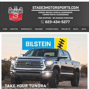 Take Your Tundra to the Next Level With Bilstein