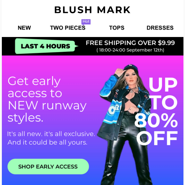 Blush Mark Coupons March 2024