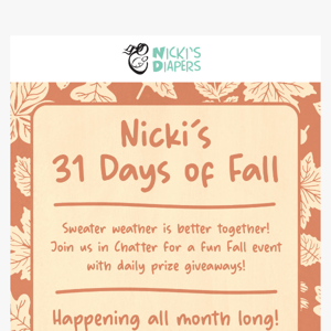 🍂 Nicki's 31 Day of Fall!