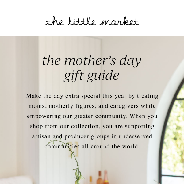The Mother’s Day Gift Guide is Here