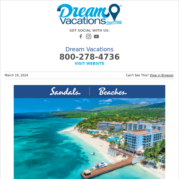 Dream Vacations Emails, Sales & Deals - Page 2