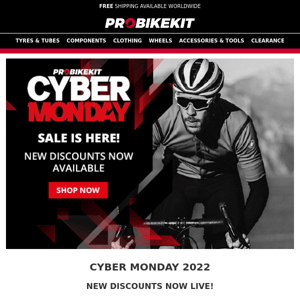 Cyber Monday has arrived!