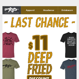 LAST CHANCE | $11 TEES & TANKS 😮🍗