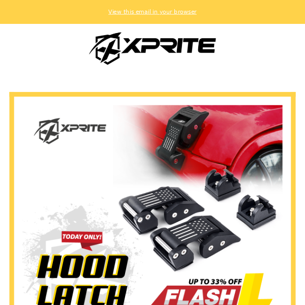 Flash Sale!🔥 Unbeatable Price on this Hood Latch!